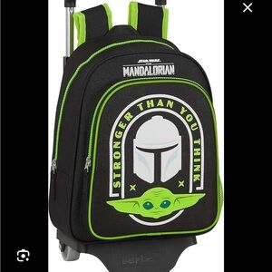 Safta The Mandalorian Children’s Backpack With Trolley